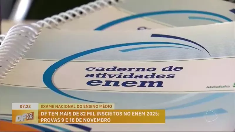 Enem 2025 no DF: Quase 83 mil inscritos já garantem vaga no maior exame educacional do país