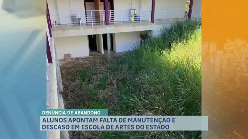 Escola de Arte em Belo Horizonte enfrenta abandono: alunos e professores denunciam condições precárias