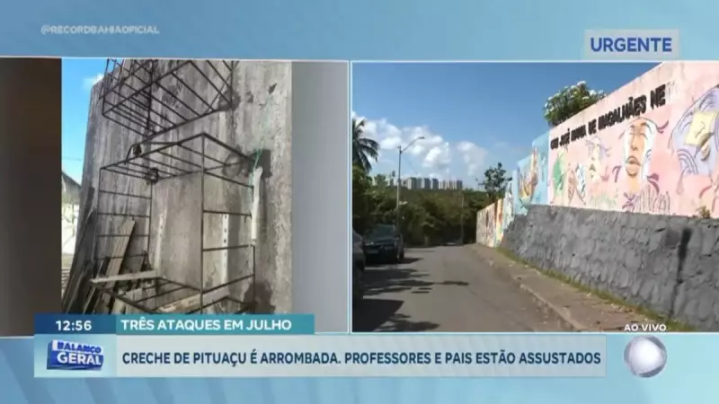 Escola em Salvador é arrombada pela terceira vez em um mês — comunidade está em alerta!