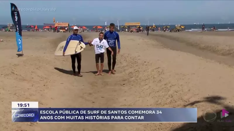 Escola Pública de Surfe em Santos: 34 Anos Transformando Vidas Através do Esporte