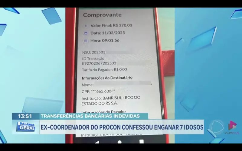 Ex-coordenador do Procon de Passo Fundo confessa golpe contra idosos: 'Me arrependo amargamente'