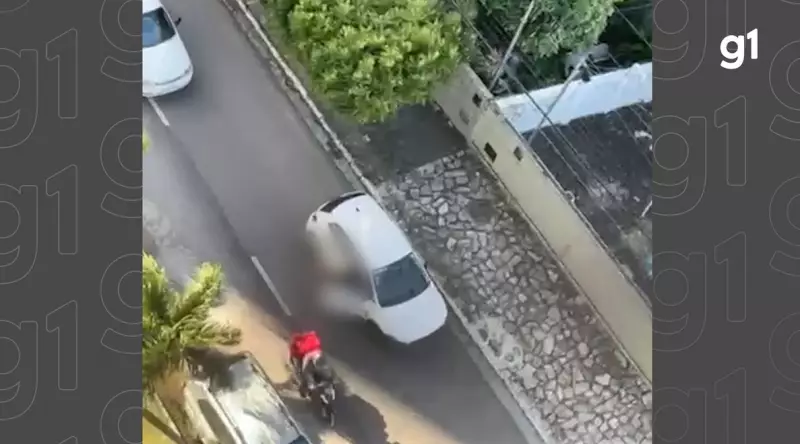 Ex-namorado arrasta mulher com carro em João Pessoa: veja o vídeo chocante