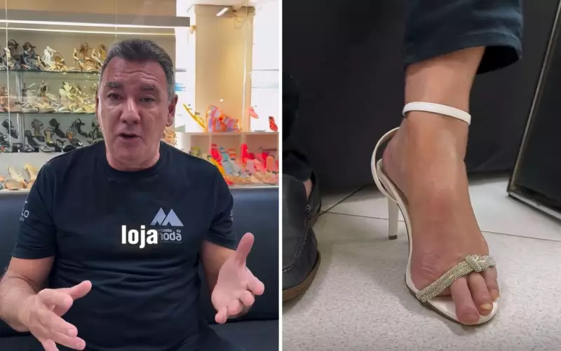 Ex-prefeito de cidade goiana viraliza ao usar sandálias femininas em vídeo promocional