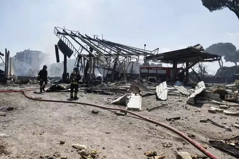 Explosão em posto de combustível em Roma deixa 40 feridos e causa pânico na cidade