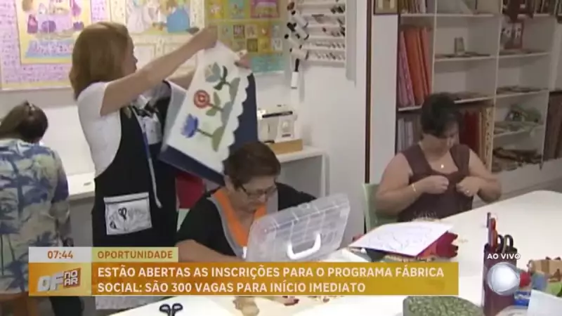Fábrica Social abre mil vagas para curso gratuito de corte e costura no DF