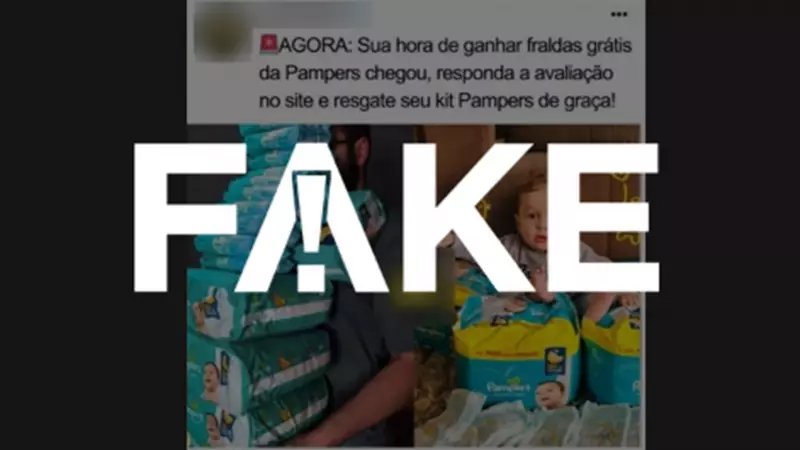 Fake: Anúncio de fraldas grátis exige pagamento de frete – Saiba como se proteger!