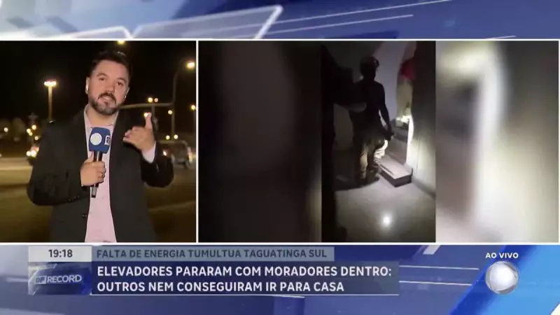 Falta de energia em Taguatinga Sul deixa moradores presos em elevadores — saiba o que aconteceu