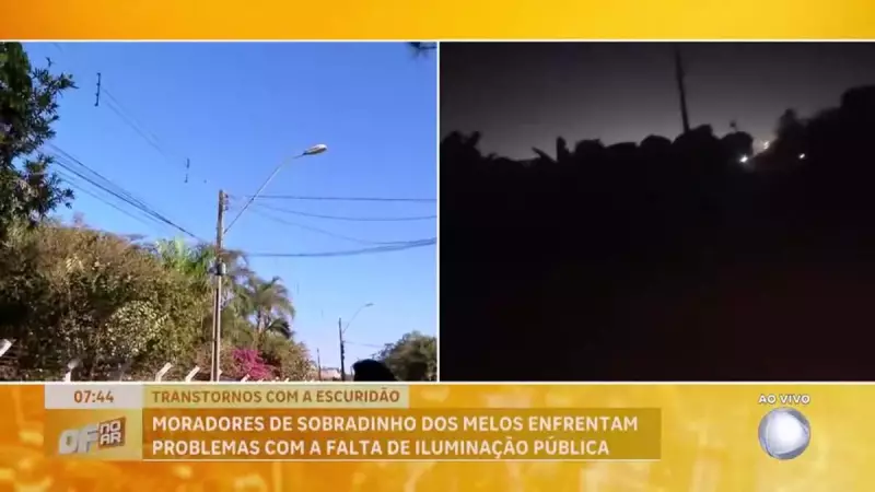 Falta de iluminação em Sobradinho dos Melos (DF) deixa moradores em alerta