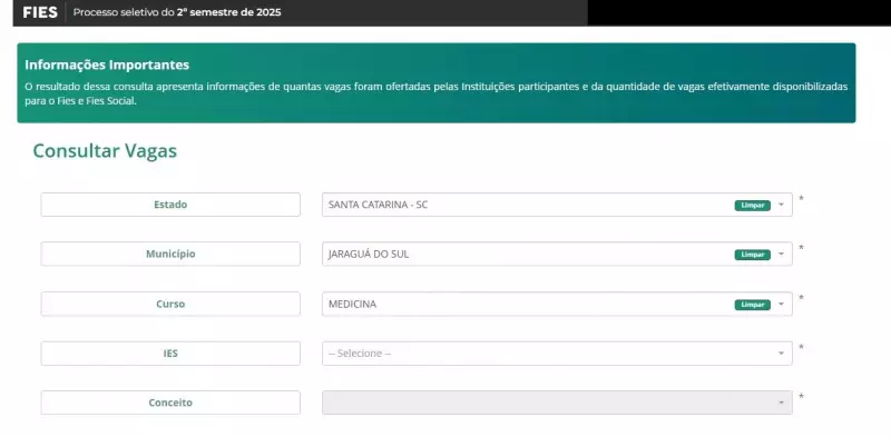 FIES 2025 no Acre: mais de 400 vagas disponíveis — inscrições terminam hoje!