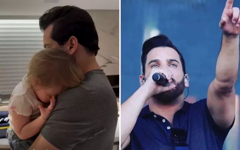 Filha de Cauã Reymond impede viagem do pai e surpreende ao se despedir da mãe em vídeo fofo