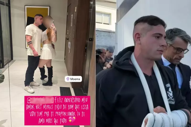 Fisiculturista agride namorada no aniversário dela e posta homenagem hipócrita nas redes