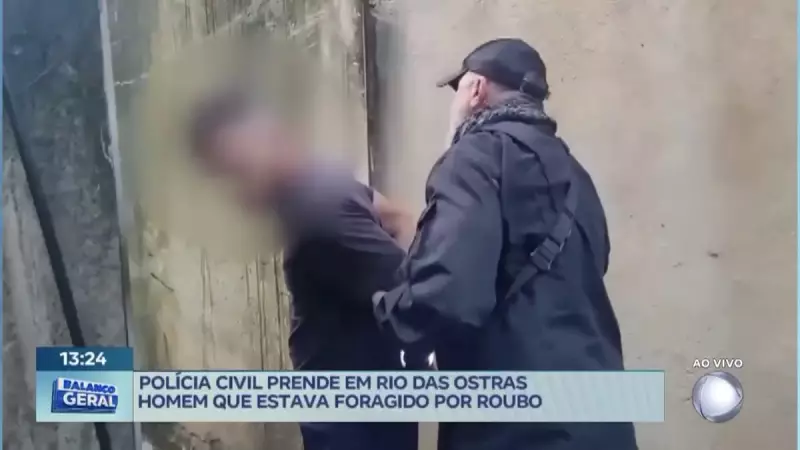 Foragido há dois anos por roubo de veículos é preso em Rio das Ostras, RJ
