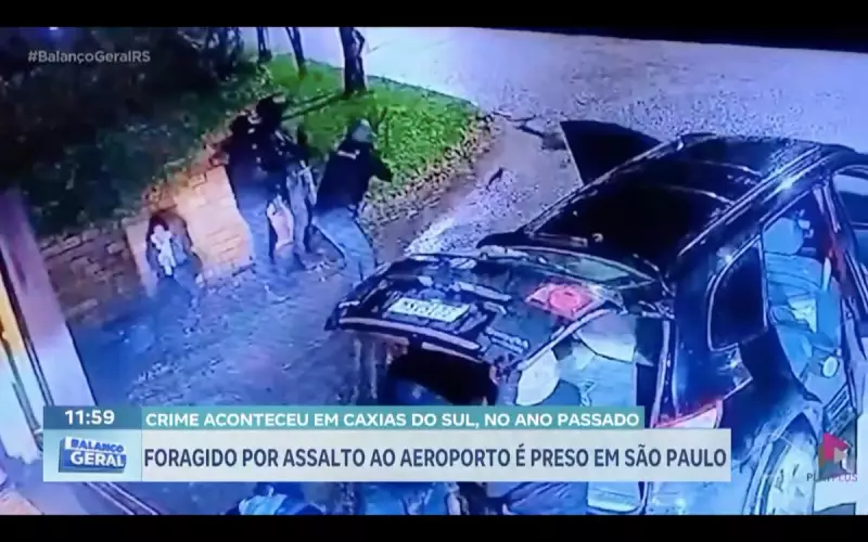 Foragido por assalto ao Aeroporto de Caxias do Sul é preso em São Paulo após meses de buscas
