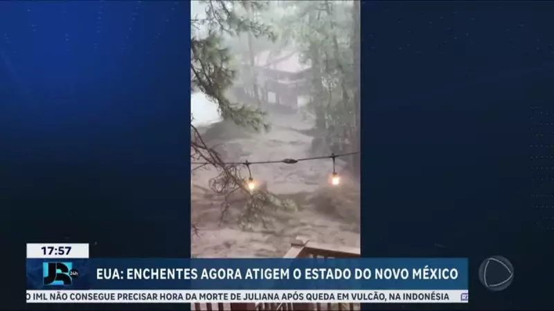 Fortes chuvas causam inundações no Novo México: veja imagens e saiba como está a situação