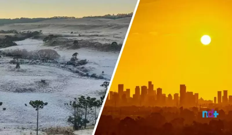 Frente fria e calorão: Brasil vê termômetros malucos neste fim de semana