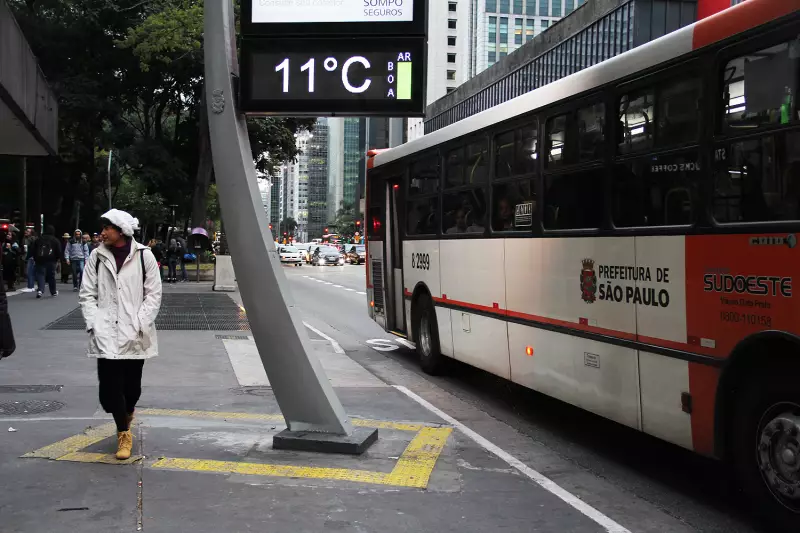 Frio intenso continua em SP: saiba como se preparar para a quarta-feira gelada