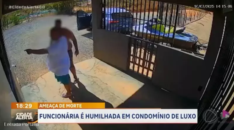 Funcionária de condomínio de luxo sofre ameaça de morte por visitante em Goiás