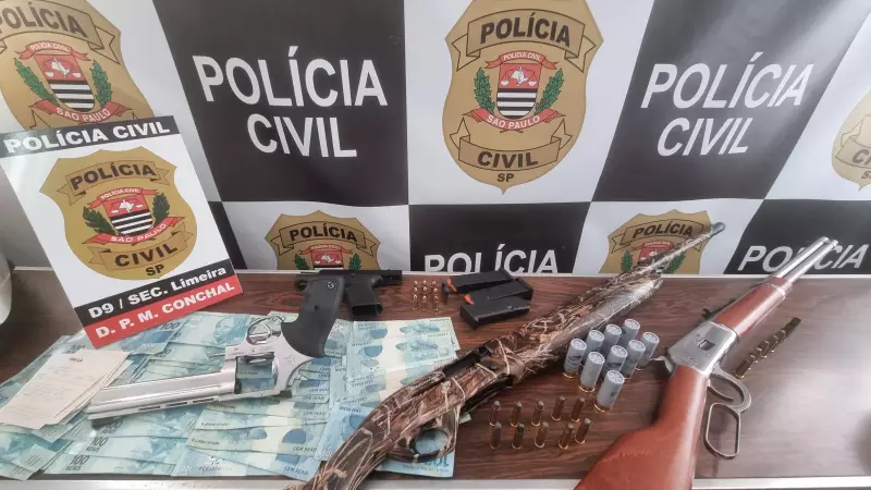 Funcionário da prefeitura é preso por desvio de verbas e porte ilegal de armas em SP