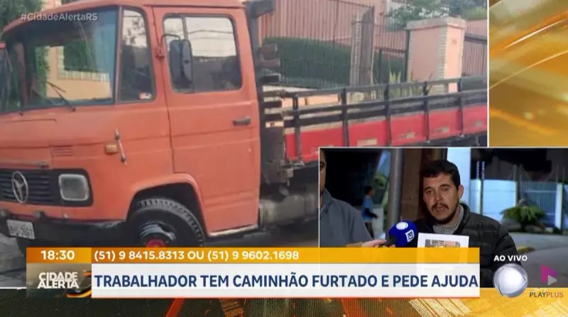 Furto de caminhão em Porto Alegre: trabalhador autônomo tem veículo roubado
