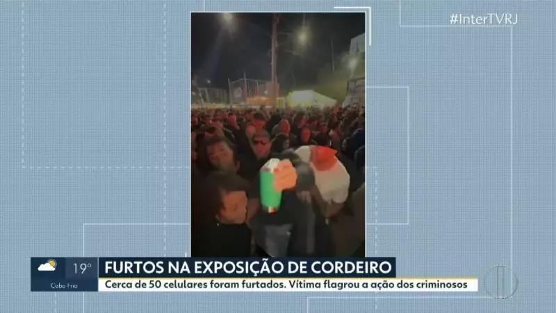 Furto em massa na Expo Cordeiro 2025: Polícia investiga sumiço de celulares e vídeo viraliza