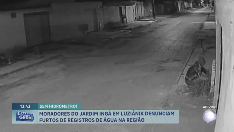 Furtos de registros de água preocupam moradores do Jardim Ingá em Luziânia-GO