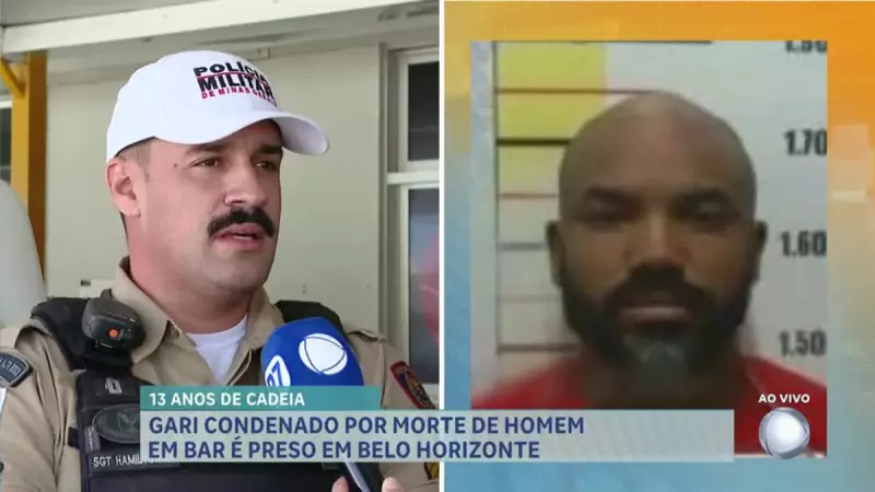 Gari condenado por agressão é preso em BH após 14 anos foragido — Justiça finalmente alcança acusado