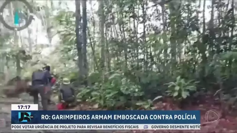 Garimpeiros armam emboscada contra policiais em operação na Floresta Nacional do Jamari