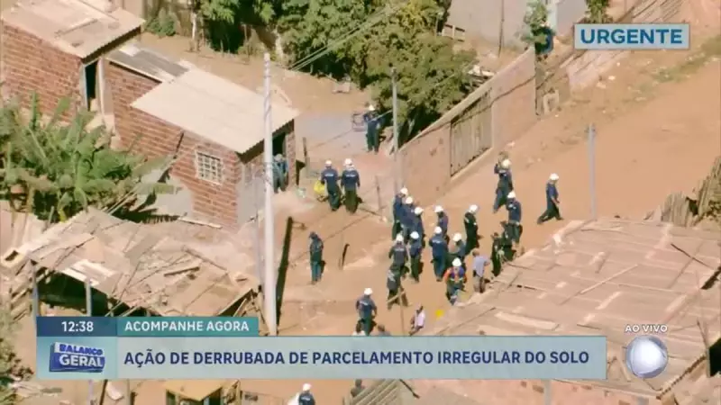 GDF inicia operação para remover construções irregulares no Sol Nascente — saiba os detalhes