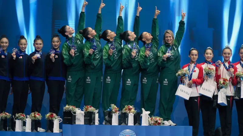 Ginastas brasileiras arrasam em Milão e conquistam ouro inédito na Copa do Mundo