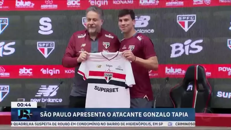 Gonzalo Tapia chega ao São Paulo: conheça o novo atacante que promete agitar o Morumbi