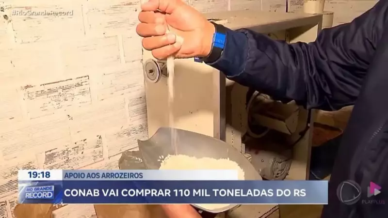 Governo Federal compra 110 mil toneladas de arroz do RS para aliviar crise dos produtores gaúchos