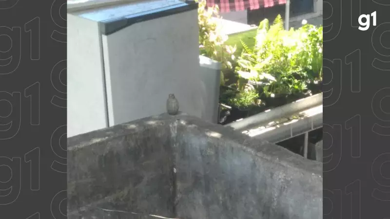 Granada é encontrada em praça de Santa Rita e detonada pela polícia: veja o que aconteceu