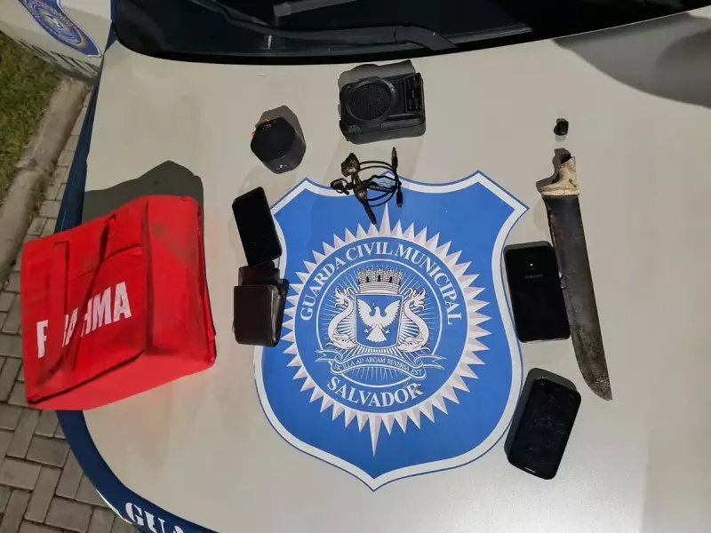 Guarda Civil evita feminicídio na Barra e prende agressor armado em ação heroica