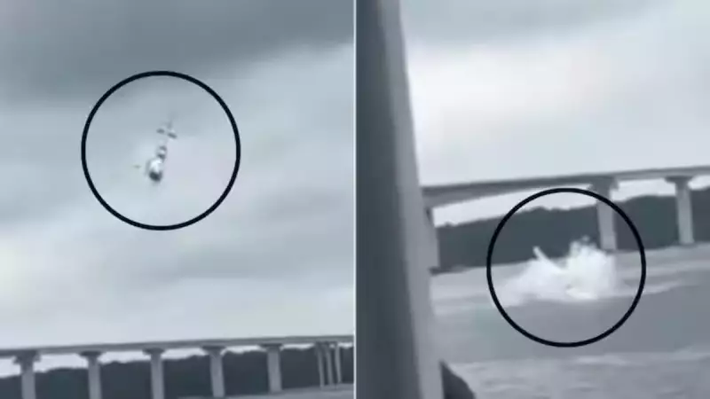 Helicóptero da polícia cai em rio durante exercício militar na Malásia e deixa cinco feridos