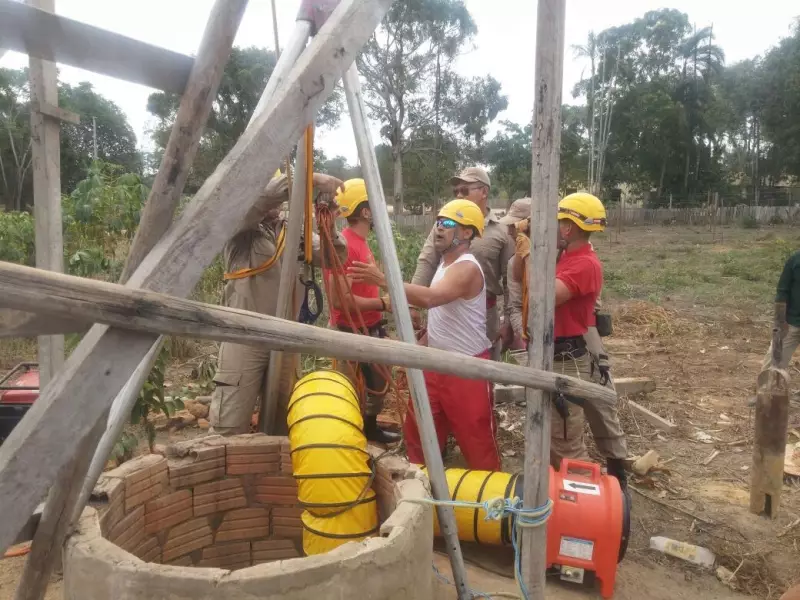 Herói em Mojuí dos Campos: homem fica 12 horas soterrado em poço e é resgatado com sucesso