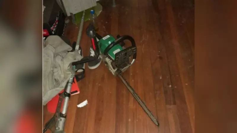 Homem ataca esposa com motosserra em SC após discussão por ciúmes: veja detalhes