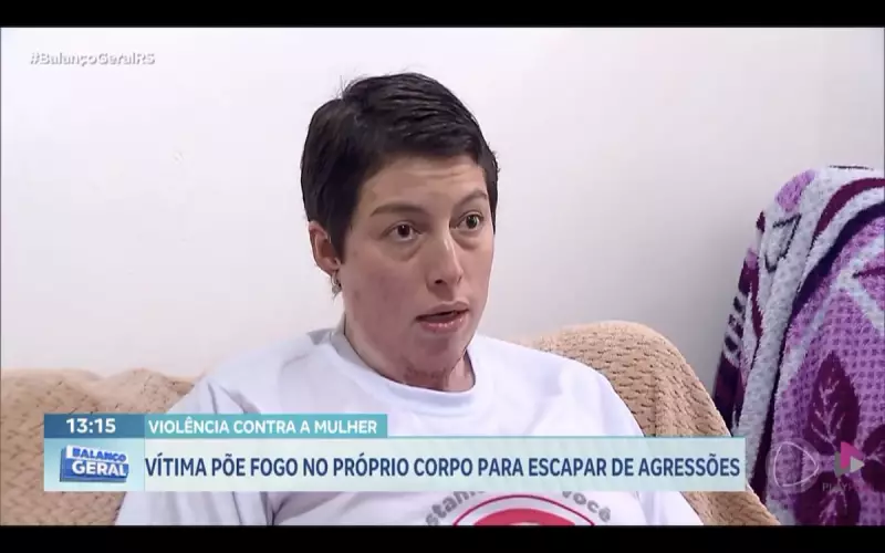 Homem ateia fogo no próprio corpo para fugir de agressões — caso choca o RS