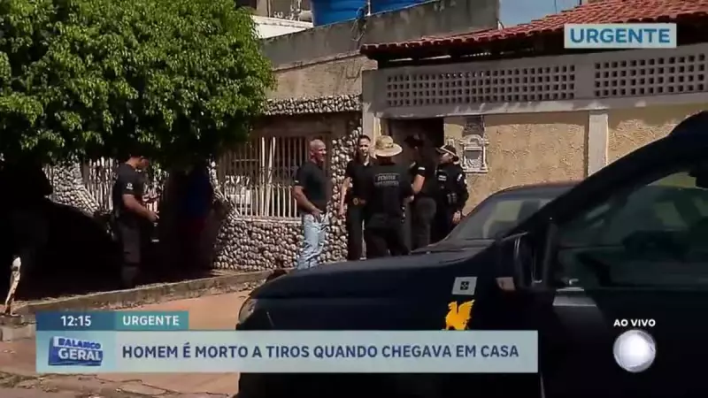 Homem é assassinado a tiros na porta de casa em Taguatinga Norte — crime choca moradores