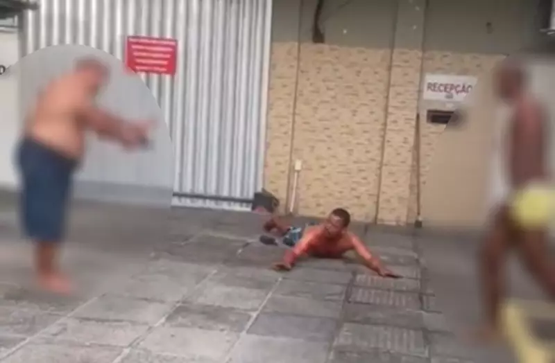 Homem é detido após esfaquear mulher em motel no Recife; vídeo chocante