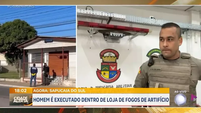 Homem é executado dentro de loja de fogos de artifício em Sapucaia do Sul: veja detalhes
