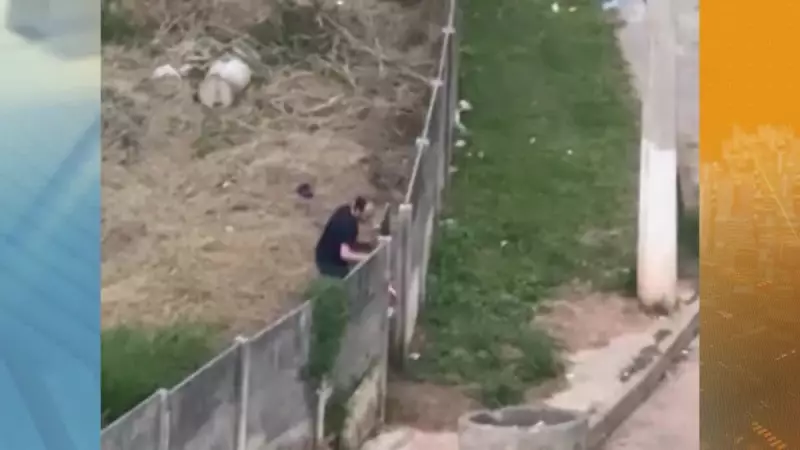 Homem é flagrado provocando incêndio que destruiu área verde e assustou moradores em BH