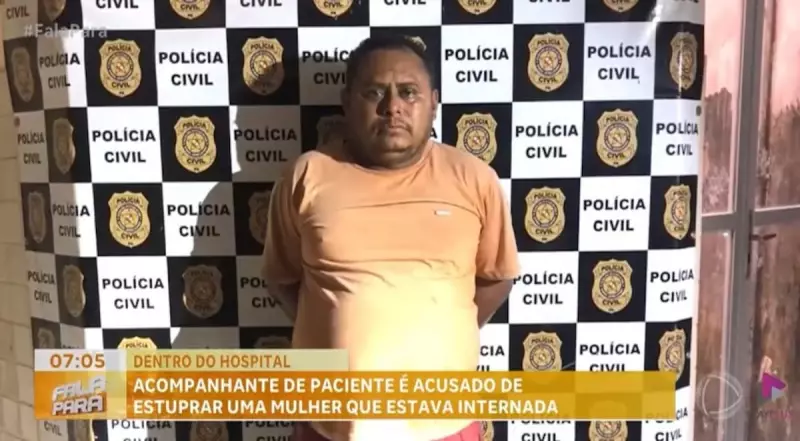 Homem é preso após estupro chocante em hospital público no Pará — vítima estava internada