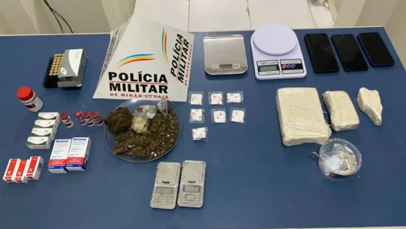 Homem é preso com drogas, munições e anabolizantes em São João do Paraíso