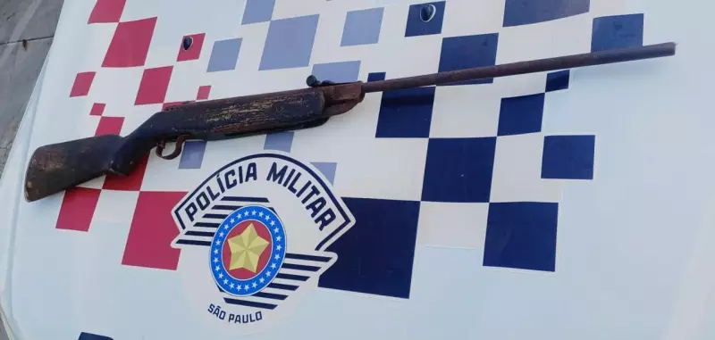 Homem é preso com espingarda em Panorama: veja os detalhes da operação policial