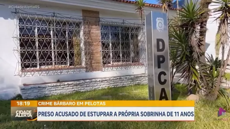 Homem é preso em Pelotas por estuprar sobrinha: caso choca a cidade