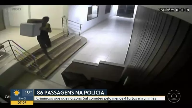 Homem é preso novamente no Rio de Janeiro após série de furtos: veja detalhes
