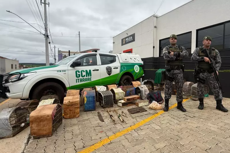 Homem é preso por manter mais de 20 aves silvestres em cativeiro ilegal em Itararé