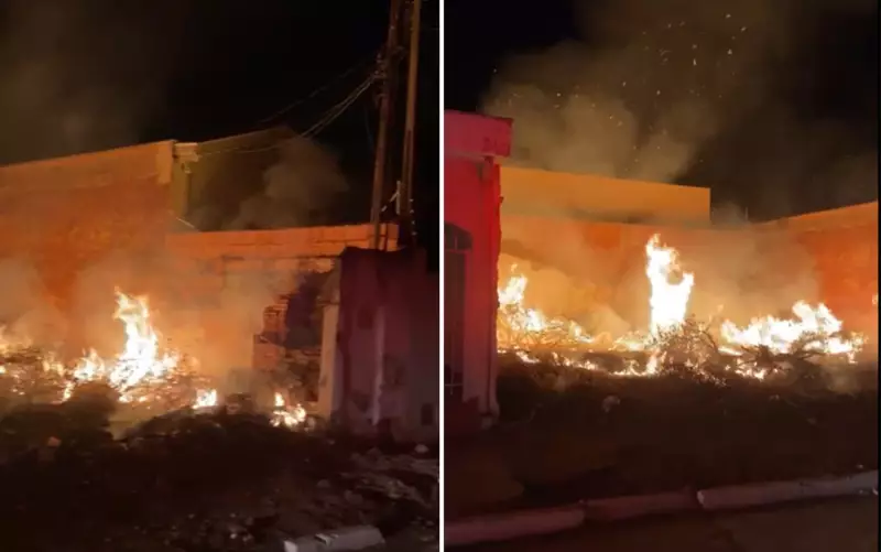 Homem é preso suspeito de incendiar terreno em São Joaquim da Barra, SP