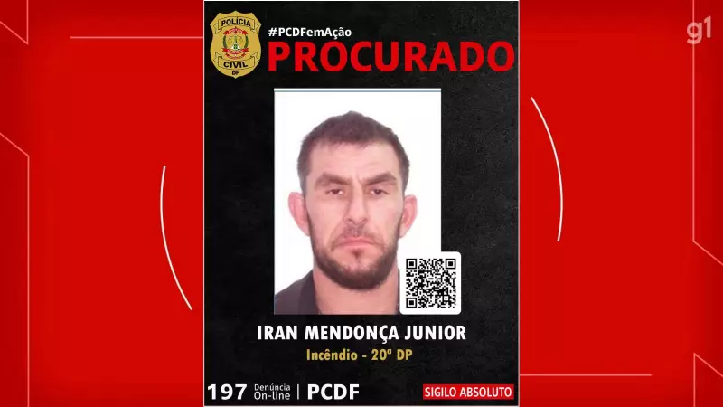 Homem é procurado por tentativa de incêndio após cobrança judicial de salário no DF