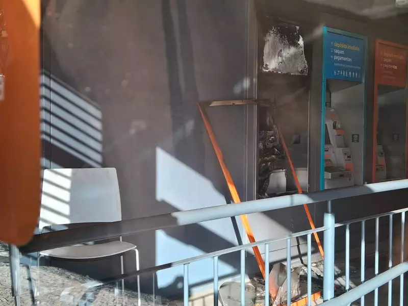 Homem incendeia agências bancárias em BH durante a madrugada e é preso em flagrante